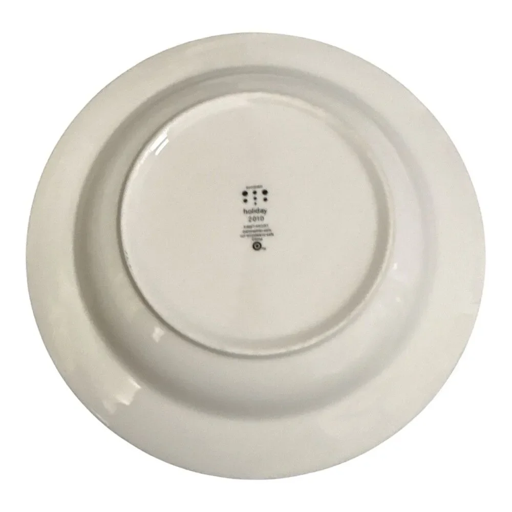Target First Frost Arctic Solstice 9 Inch Rimmed Soup Bowl-Mint Condition 2010